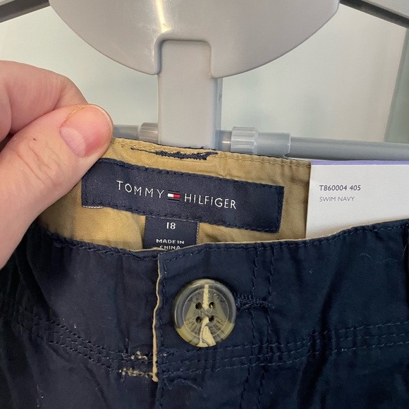 NWT‎ Tommy Hilfiger Blue shorts boys size 18 - Picture 2 of 6